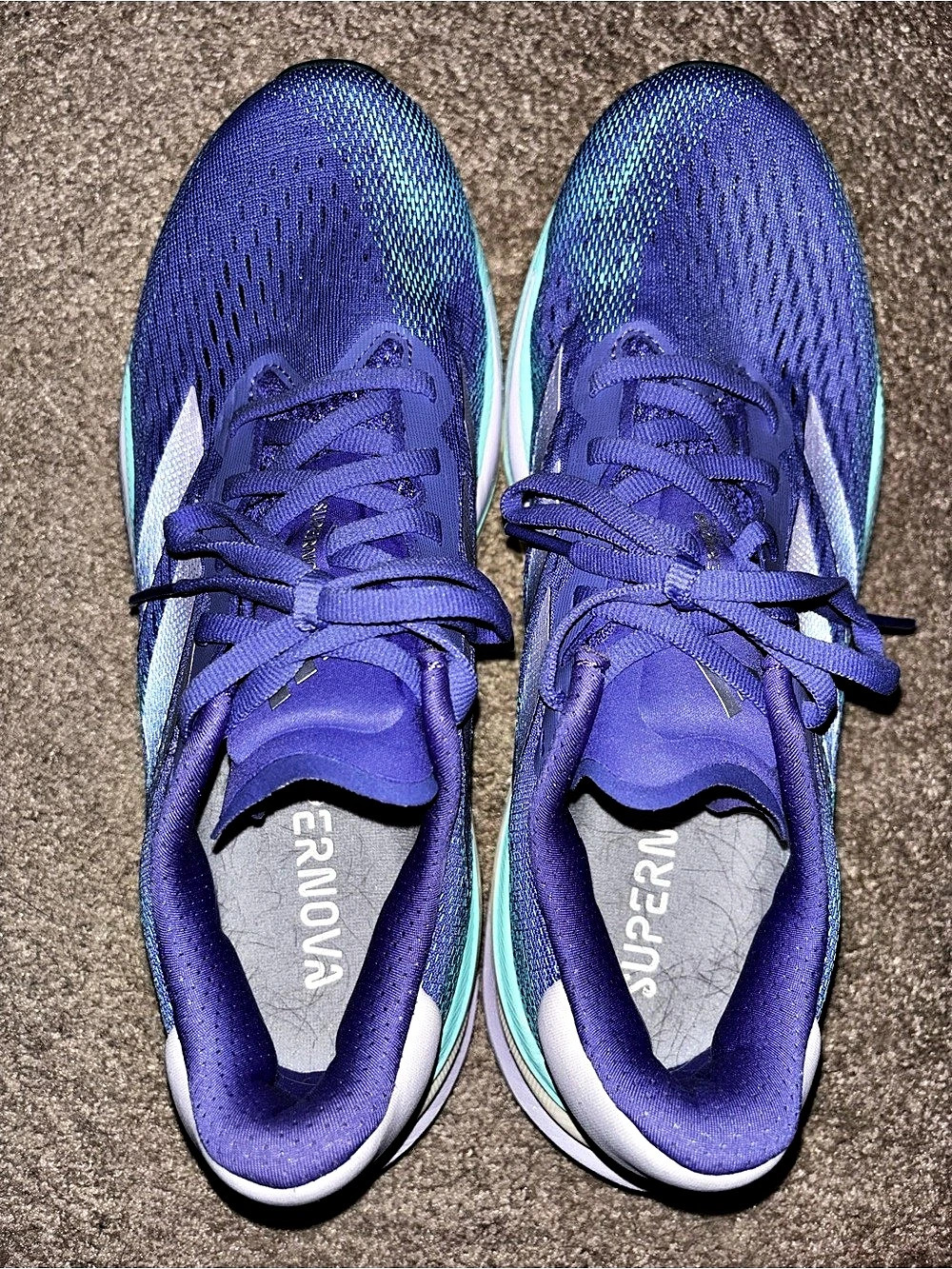 adidas Supernova Rise Women's Athletic Shoes in Purple & Blue